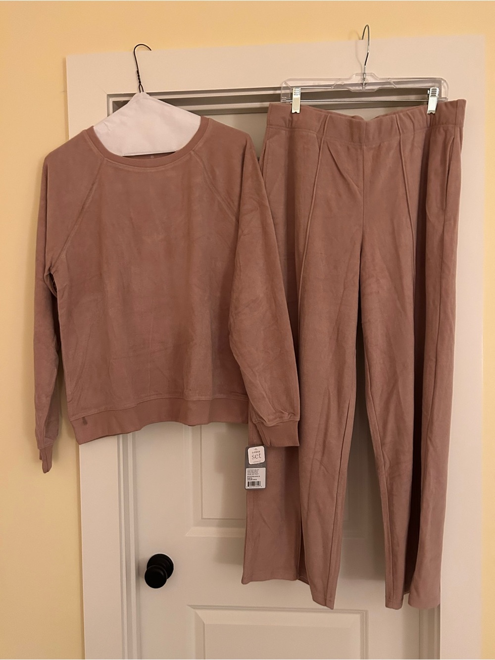 NWT Softies Plush Two-Piece Loungewear Set